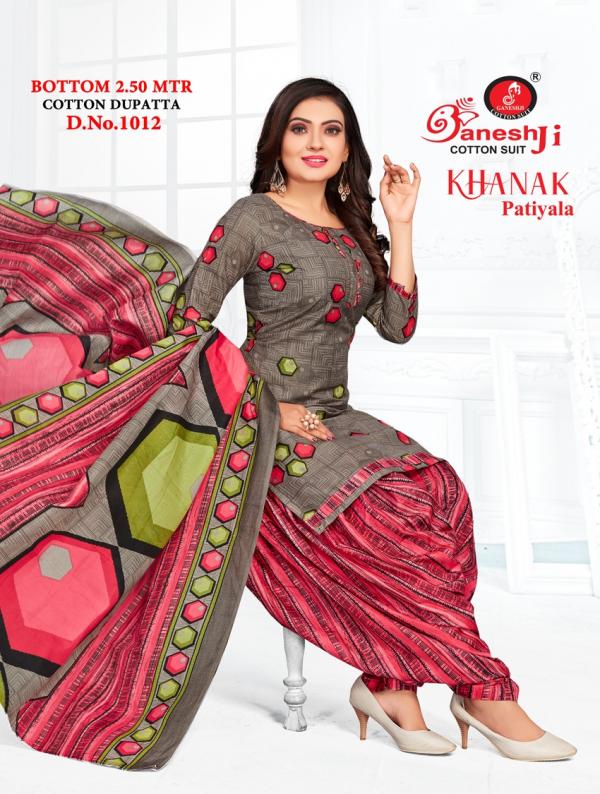 Ganeshji Khanak Vol-1 Indo Cotton Designer Dress Material